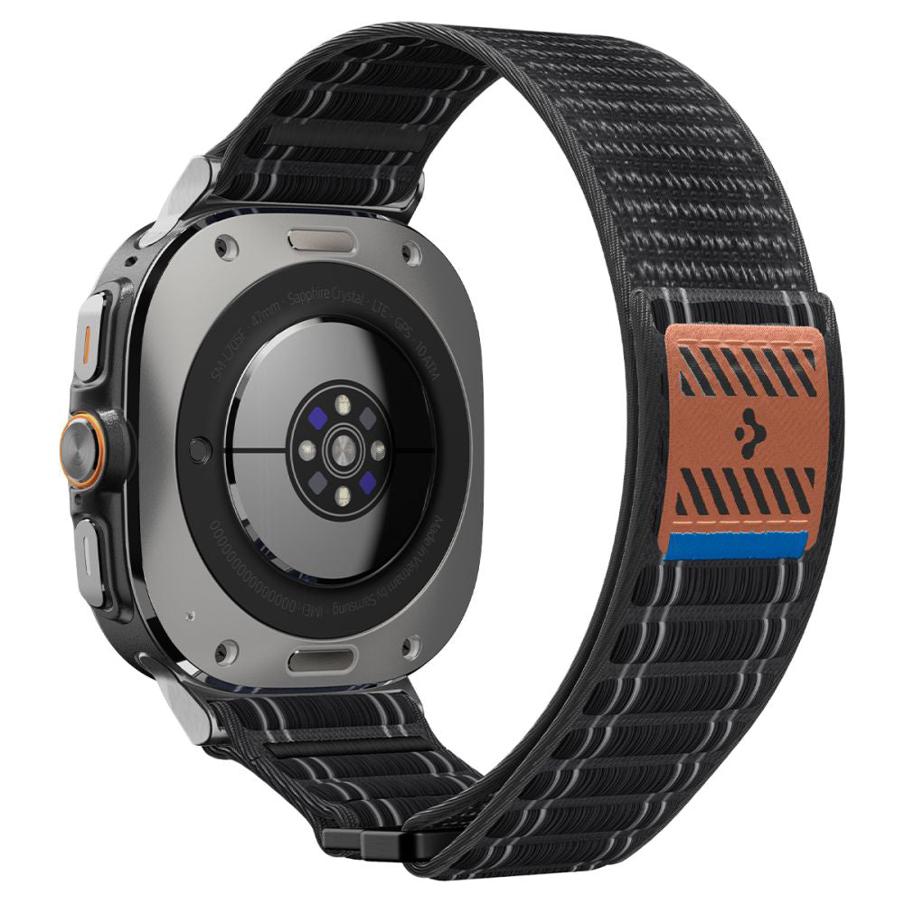 Curea smartwatch Spigen Watchband WBF0 (AMP10146) compatibil cu Samsung Galaxy Watch Ultra 47mm, Negru