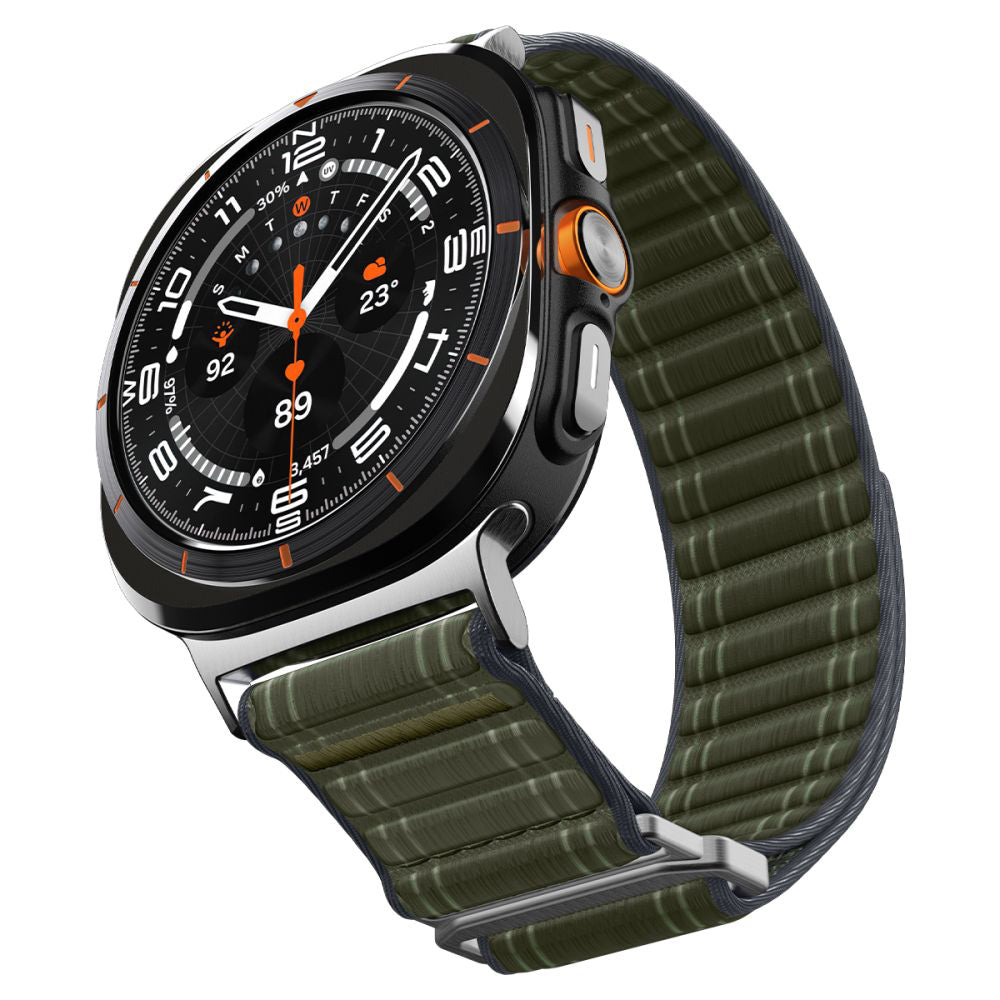 Curea smartwatch Spigen Watchband WBF0 (AMP10147) compatibil cu Samsung Galaxy Watch Ultra 47mm, Verde