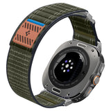 Curea smartwatch Spigen Watchband WBF0 (AMP10147) compatibil cu Samsung Galaxy Watch Ultra 47mm, Verde