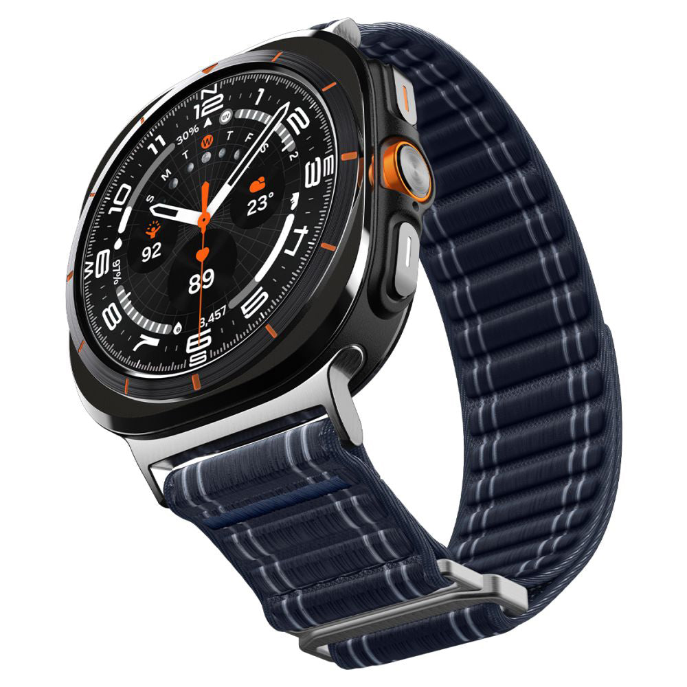 Curea smartwatch Spigen Watchband WBF0 (AMP10148) compatibil cu Samsung Galaxy Watch Ultra 47mm, Bleumarin