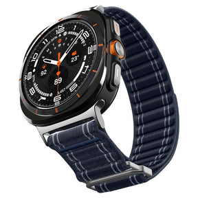 Curea smartwatch Spigen Watchband WBF0 (AMP10148) compatibil cu Samsung Galaxy Watch Ultra 47mm, Bleumarin