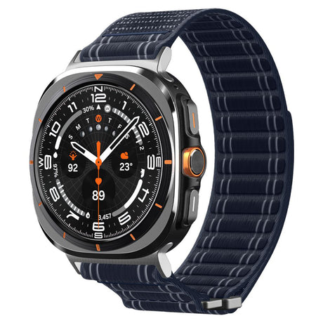 Curea smartwatch Spigen Watchband WBF0 (AMP10148) compatibil cu Samsung Galaxy Watch Ultra 47mm, Bleumarin