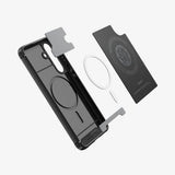 Husa de protectie Spigen Core Armor MagSafe (ACS10021) compatibil cu Samsung Galaxy S25 FE, Negru Mat