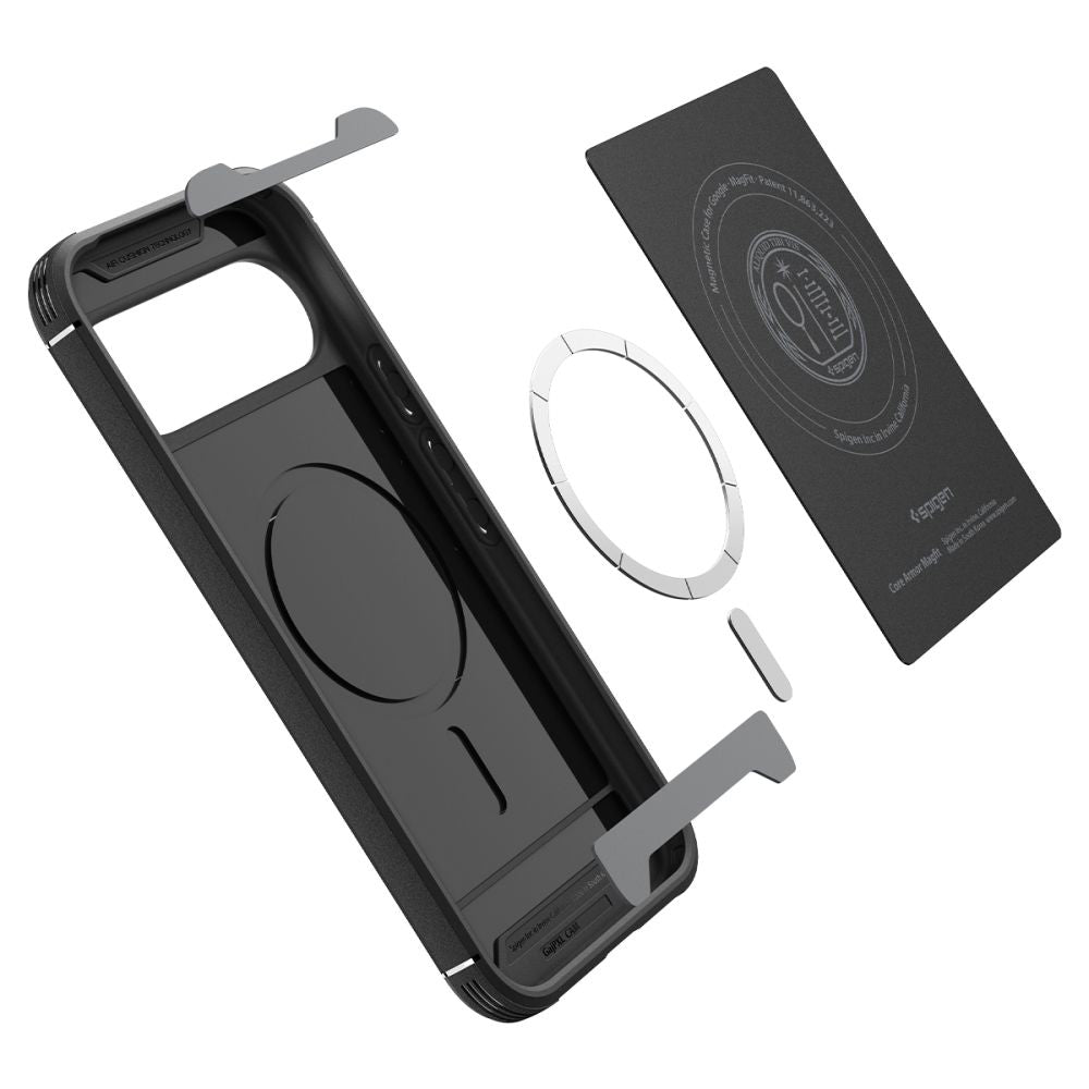 Husa de protectie Spigen Core Armor MagSafe (ACS09805) compatibil cu Google Pixel 10 Pro XL, Negru Mat