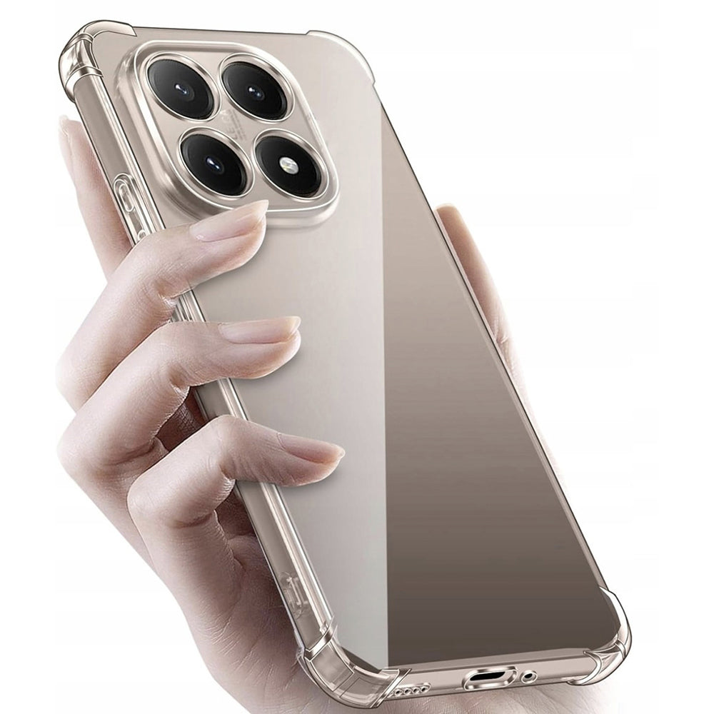 Husa de protectie Techsuit Shockproof Clear Silicone compatibil cu Xiaomi 15T, Transparent