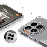Husa de protectie Techsuit Shockproof Clear Silicone compatibil cu Xiaomi 15T Pro, Transparent