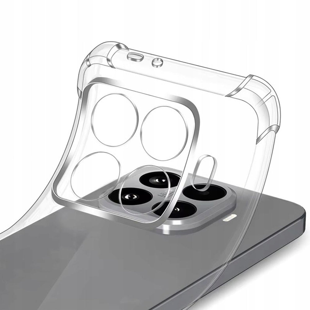 Husa de protectie Techsuit Shockproof Clear Silicone compatibil cu Xiaomi 15T Pro, Transparent
