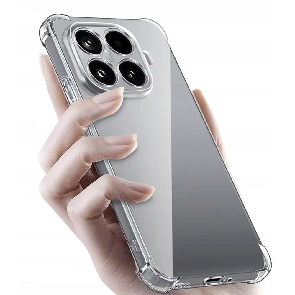 Husa de protectie Techsuit Shockproof Clear Silicone compatibil cu Xiaomi 15T Pro, Transparent