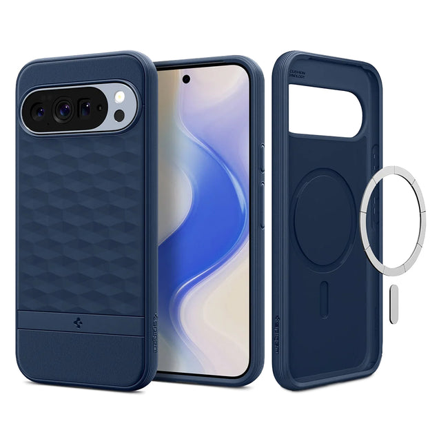 Husa de protectie Spigen Caseology Parallax MagSafe (ACS09733) compatibil cu Google Pixel 10 Pro XL, Albastru Inchis