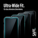 Folie de protectie PanzerGlass® SAFE. Ultra-Wide Fit compatibil cu iPhone 16 Pro, Transparent
