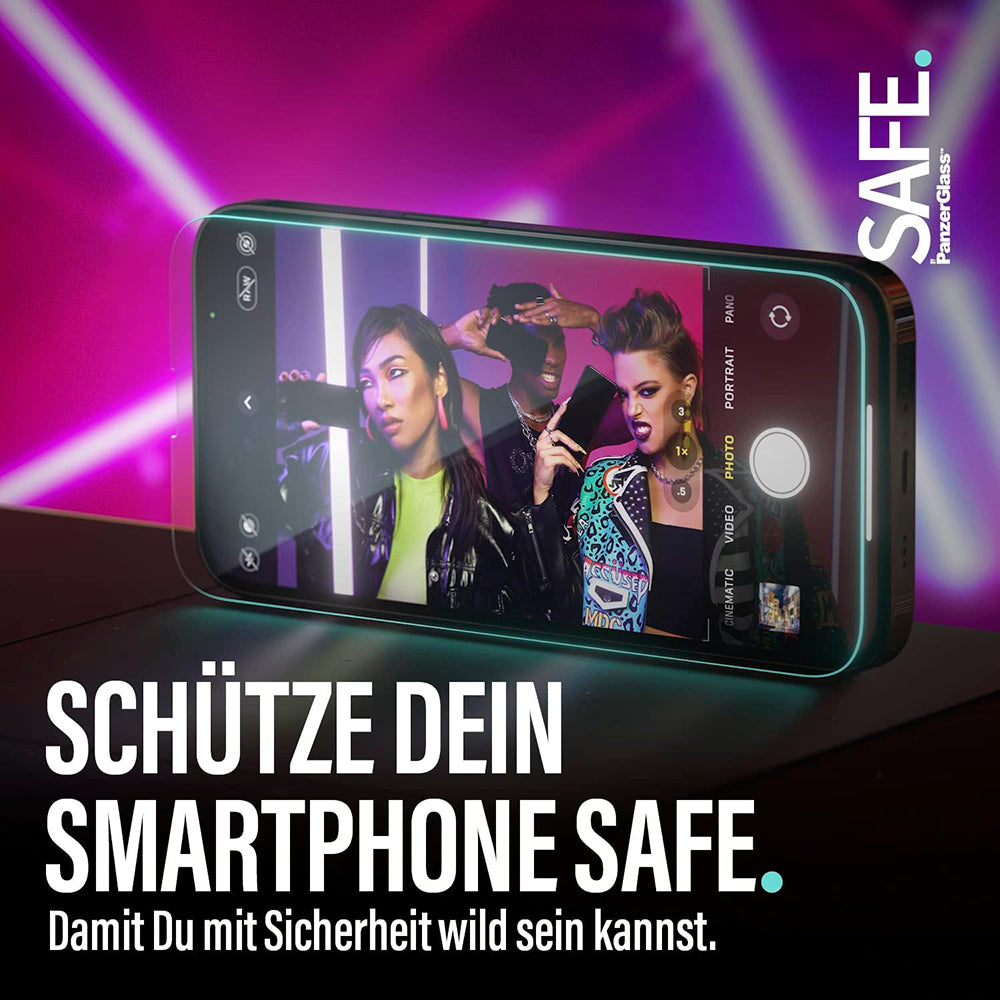 Folie de protectie PanzerGlass® SAFE. Ultra-Wide Fit w. EasyAligner compatibil cu iPhone 17 Pro Max, Transparent