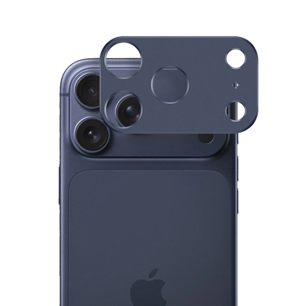 Folie de protectie Techsuit Full Camera Glass compatibil cu iPhone 17 Pro Max, Albastru Inchis