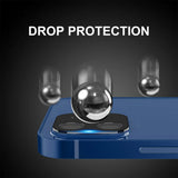 Folie de protectie Techsuit Full Camera Glass compatibil cu iPhone 17 Pro, Portocaliu