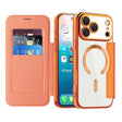 Husa de protectie Techsuit SmartMag Book compatibil cu iPhone 17 Pro Max, Portocaliu