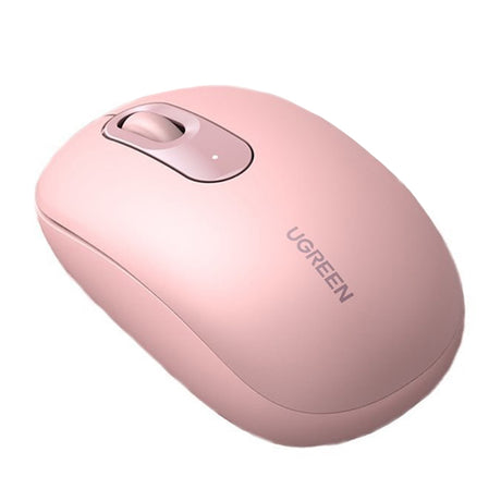 Tastatura/Mouse Ugreen Wireless Mouse MU105 (90686), 800/1200/1600/2400 DPI, Cherry Pink