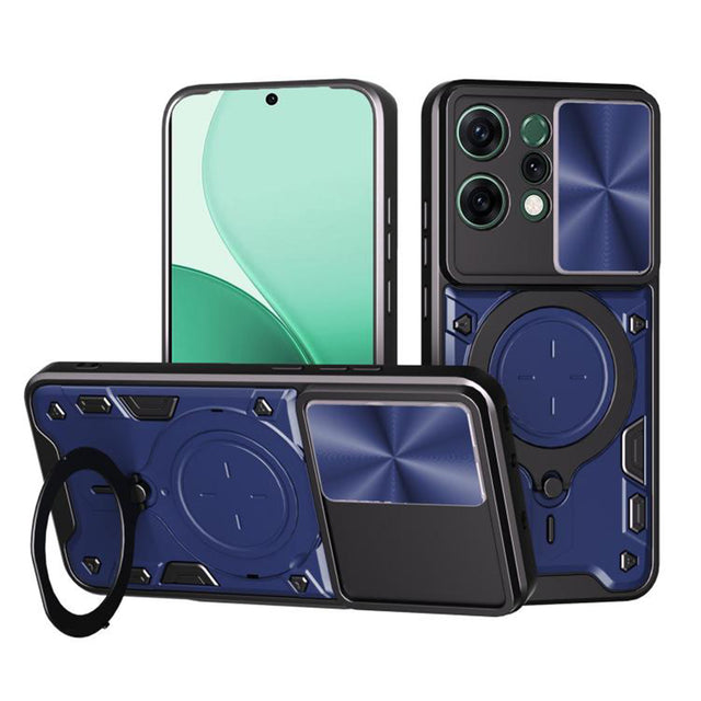 Husa de protectie Techsuit CamGuard Pro compatibil cu Oppo Reno14, Albastru