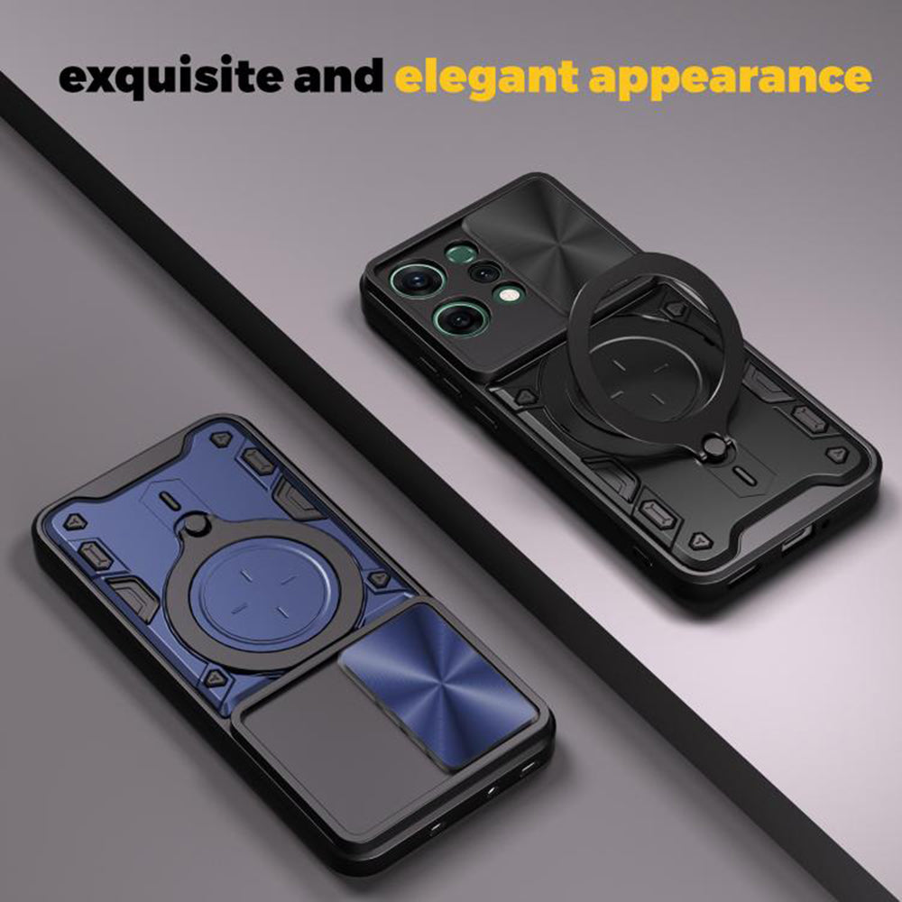 Husa de protectie Techsuit CamGuard Pro compatibil cu Oppo Reno14, Rosu