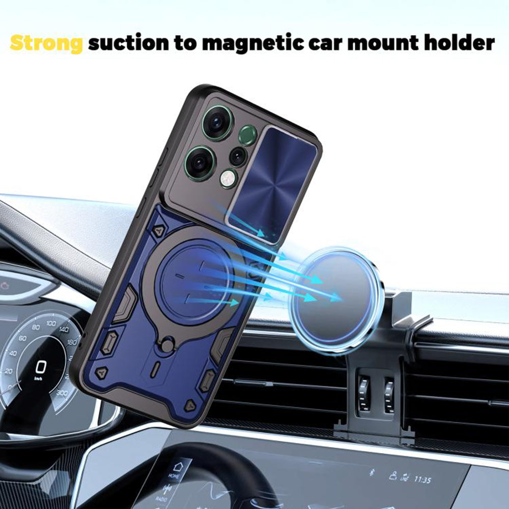 Husa de protectie Techsuit CamGuard Pro compatibil cu Oppo Reno14, Rosu
