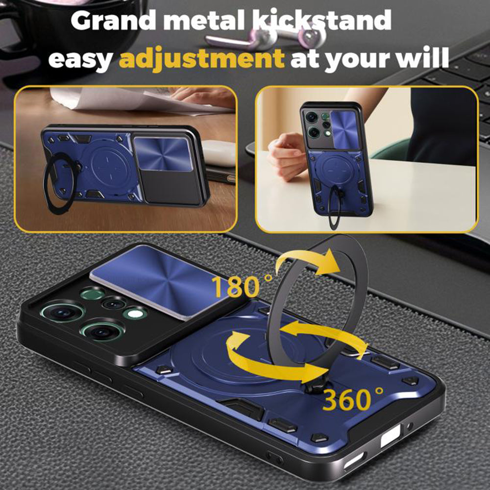 Husa de protectie Techsuit CamGuard Pro compatibil cu Oppo Reno14, Rosu