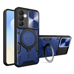 Husa de protectie Techsuit CamGuard Pro compatibil cu Samsung Galaxy S25 FE, Albastru
