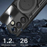 Husa de protectie Techsuit CamGuard Pro compatibil cu Samsung Galaxy S25 FE, Albastru