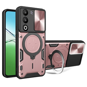 Husa de protectie Techsuit CamGuard Pro compatibil cu Oppo A5 4G / A5 5G, Roz Auriu