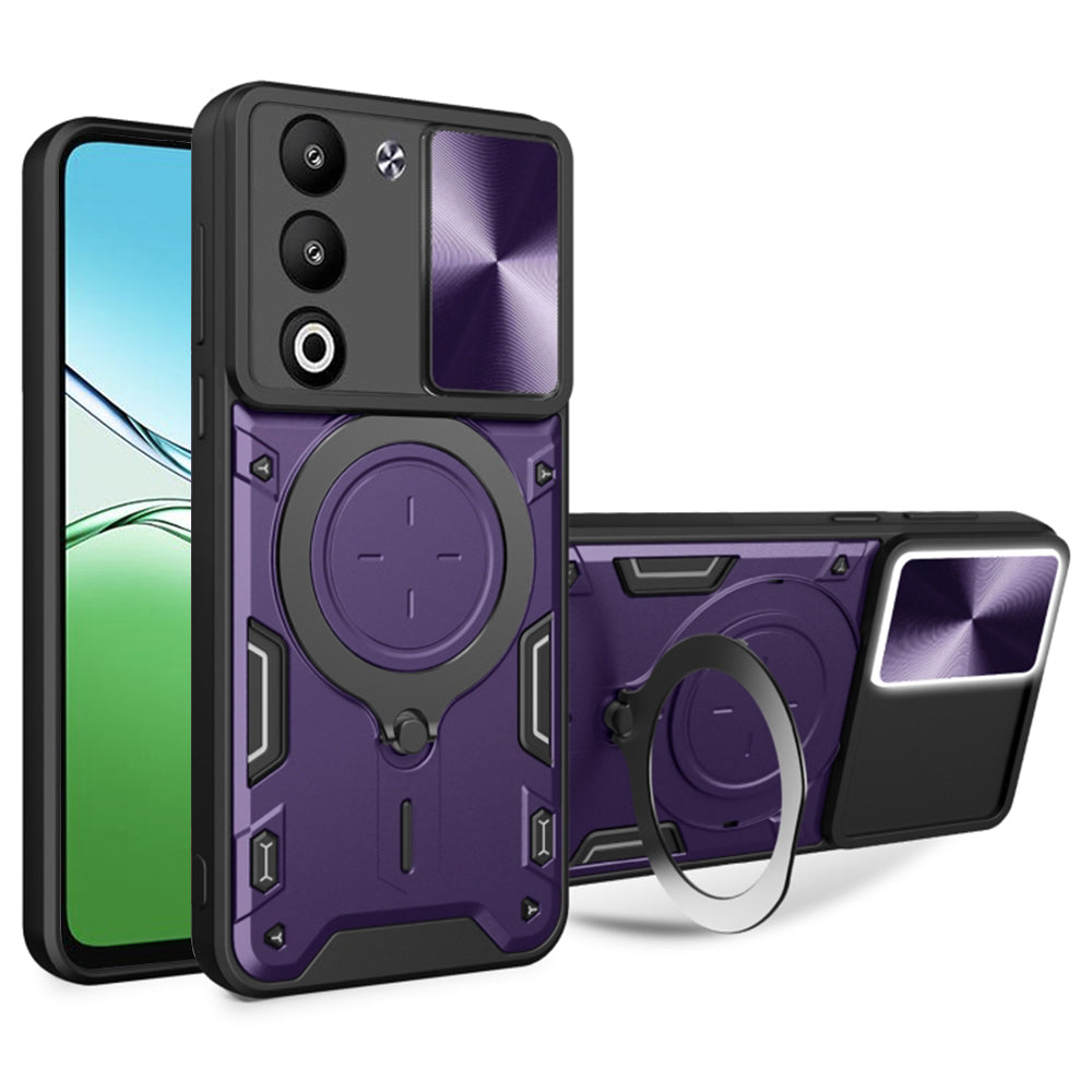 Husa de protectie Techsuit CamGuard Pro compatibil cu Oppo A5 4G / A5 5G, Mov