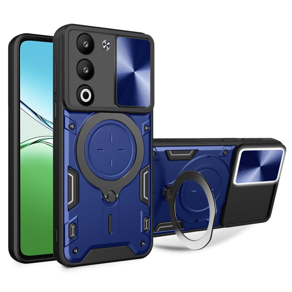 Husa de protectie Techsuit CamGuard Pro compatibil cu Oppo A5 4G / A5 5G, Albastru
