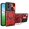 Husa de protectie Techsuit CamGuard Pro compatibil cu Oppo A5 4G / A5 5G, Rosu