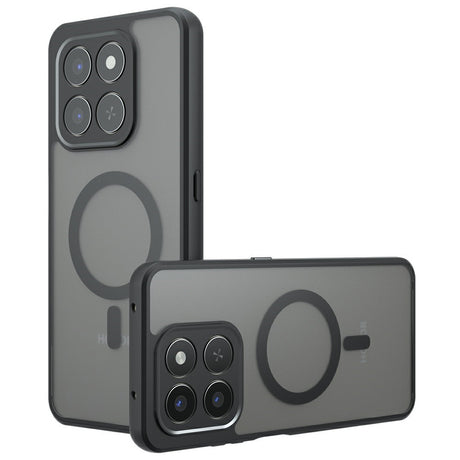 Husa de protectie Techsuit PureFrost MagSafe compatibil cu Honor 400 Smart 5G / 400 Smart 4G / X7d 4G, Negru Mat
