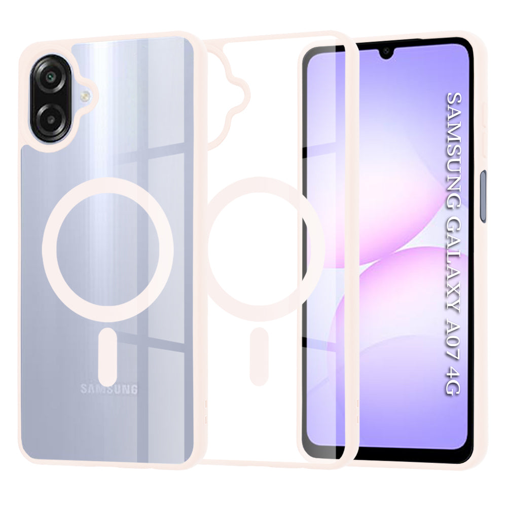 Husa de protectie Techsuit MagSafe Pro compatibil cu Samsung Galaxy A07 4G, Nude Pink