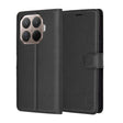 Husa de protectie Techsuit Leather Folio compatibil cu Xiaomi 15T Pro, Negru