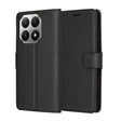 Husa de protectie Techsuit Leather Folio compatibil cu Xiaomi 15T, Negru