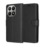 Husa de protectie Techsuit Leather Folio compatibil cu Xiaomi 15T, Negru