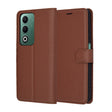 Husa de protectie Techsuit Leather Folio compatibil cu Oppo A5 4G / A5 5G, Maro