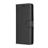 Husa de protectie Techsuit Leather Folio compatibil cu Oppo Reno14 F / Reno14 FS 5G, Negru