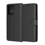 Husa de protectie Techsuit Leather Folio compatibil cu Oppo Reno14 F / Reno14 FS 5G, Negru