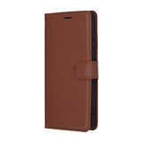 Husa de protectie Techsuit Leather Folio compatibil cu Motorola Moto G86 Power, Maro