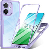 Folie de protectie Techsuit ColorVerse 360 Series + compatibil cu Oppo A5 Pro 4G / A5 Pro 5G, Mov