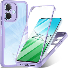 Folie de protectie Techsuit ColorVerse 360 Series + compatibil cu Oppo A5 Pro 4G / A5 Pro 5G, Mov