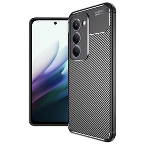 Husa de protectie Techsuit CarbonFiber compatibil cu Xiaomi Redmi 15 4G / Redmi 15 5G, Negru