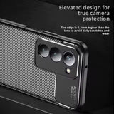 Husa de protectie Techsuit CarbonFiber compatibil cu Xiaomi Redmi 15 4G / Redmi 15 5G, Negru