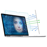 Husa de protectie MacBook Techsuit VisionProX Anti-Blue Light compatibil cu MacBook Air 13" 2024, Transparent