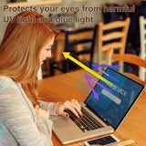 Husa de protectie MacBook Techsuit VisionProX Anti-Blue Light compatibil cu MacBook Air 13" 2024, Transparent