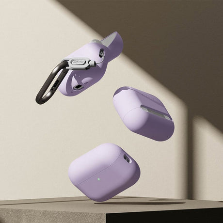 Ringke Silicone Apple AirPods Pro 3, mov deschis