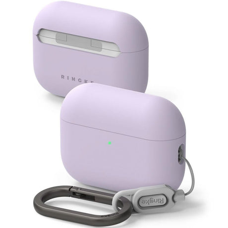 Ringke Silicone Apple AirPods Pro 3, mov deschis