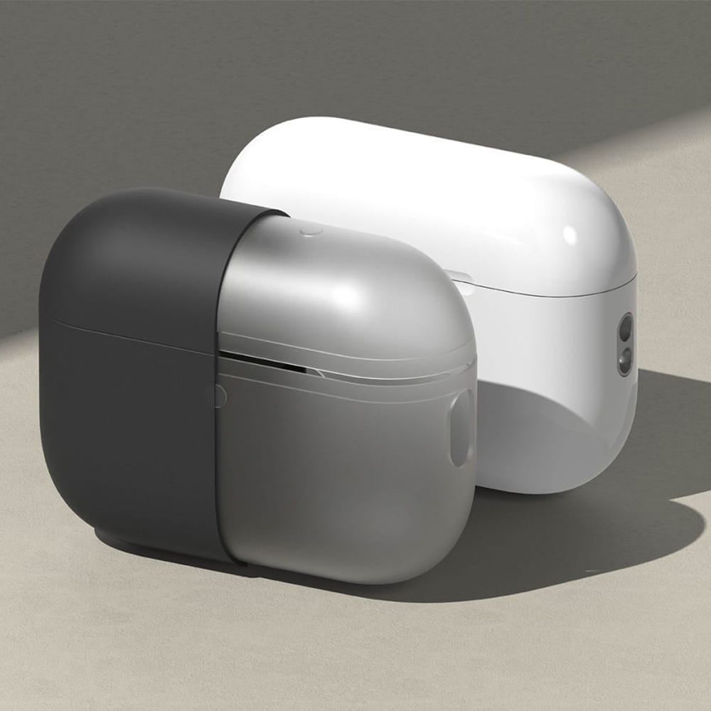 Casti Ringke Silicone, Apple AirPods Pro 3, Negru