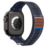 Curea smartwatch Spigen Watchband WBF0 (AMP10143) compatibil cu Apple Watch 8/9/10/11/SE/SE 2/SE 3/Ultra/Ultra 2/Ultra 3 (44/45/46/49mm), Bleumarin