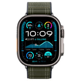 Curea smartwatch Spigen Watchband WBF0 (AMP10142) compatibil cu Apple Watch 8/9/10/11/SE/SE 2/SE 3/Ultra/Ultra 2/Ultra 3 (44/45/46/49mm), Verde
