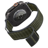Curea smartwatch Spigen Watchband WBF0 (AMP10142) compatibil cu Apple Watch 8/9/10/11/SE/SE 2/SE 3/Ultra/Ultra 2/Ultra 3 (44/45/46/49mm), Verde